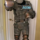 Homemade Atom Robot Costume from Real Steel