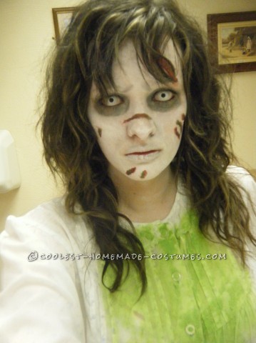 A Cheap, Effective and Damn Scary Regan from the Exorcist Costume: Hello lovers of horror!!  The exorcist has got to be one of my all time favourite films so this year I thought before I get any older and can't pull