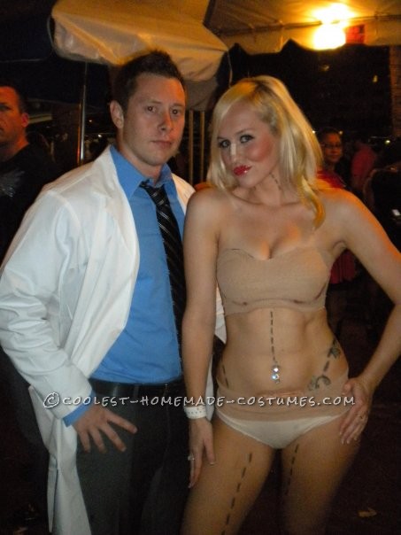 A Daring Nip/Tuck Couple Costume: Dr. Troy and his Patient