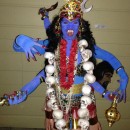 Cool Homemade Kali Costume, the Six-Armed Hindu Blue Goddess: I absolutely love my costume for this year, and Halloween in general!! I was Kali, the six-armed Hindu Blue Goddess. A friend of mine, Josh, and I pu