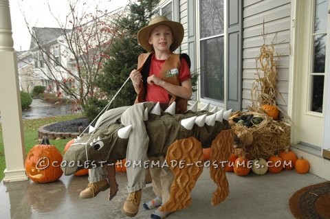 Amazing Dinosaur Trainer Illusion Costume for a Boy