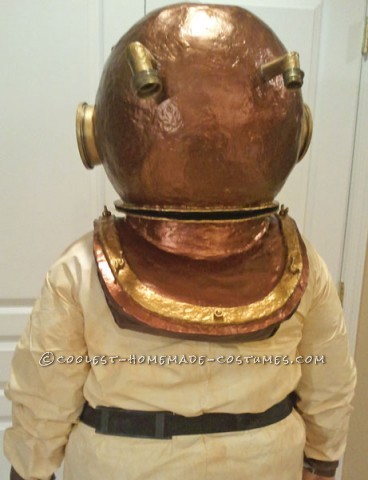 Awesome Homemade Antique Deep Sea Diver Halloween Costume: After looking for days online for the costume I wanted to make I decided on a diving costume. I also wanted it to look more aged instead of the newer