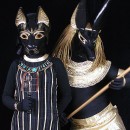 Both of these are completely hand made costmes for Halloween of 2012; I created the masks and my wife, Bastet in the pictures, created the costumes.