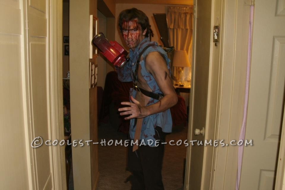 Homemade Ash Williams Costume from The Evil Dead 2