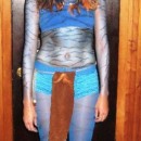 Homemade Avatar Halloween Costume: I absolutely LOVED making this Avatar Halloween costume!  The movie came out that year, and I wanted to be her but the store costume was boring...so