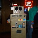 This year I went as Awesom-O from South Park. I went in a group with about 10 other people including the 4 main characters, Towelie, Mr. Hanky, Kyle&