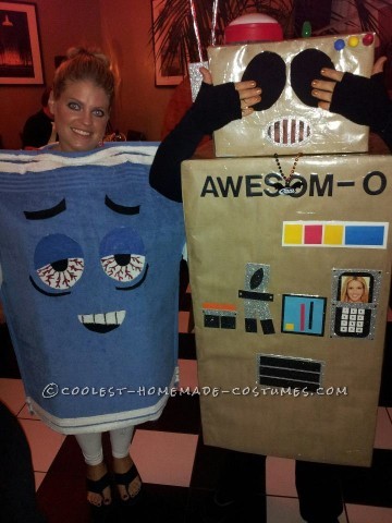 This year I went as Awesom-O from South Park. I went in a group with about 10 other people including the 4 main characters, Towelie, Mr. Hanky, Kyle&