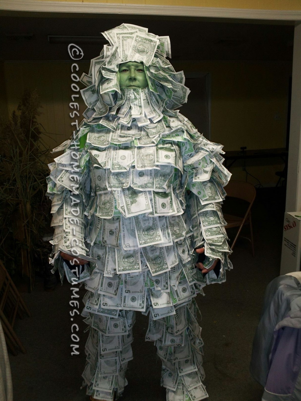 Awesome Homemade Geico Money Man Costume