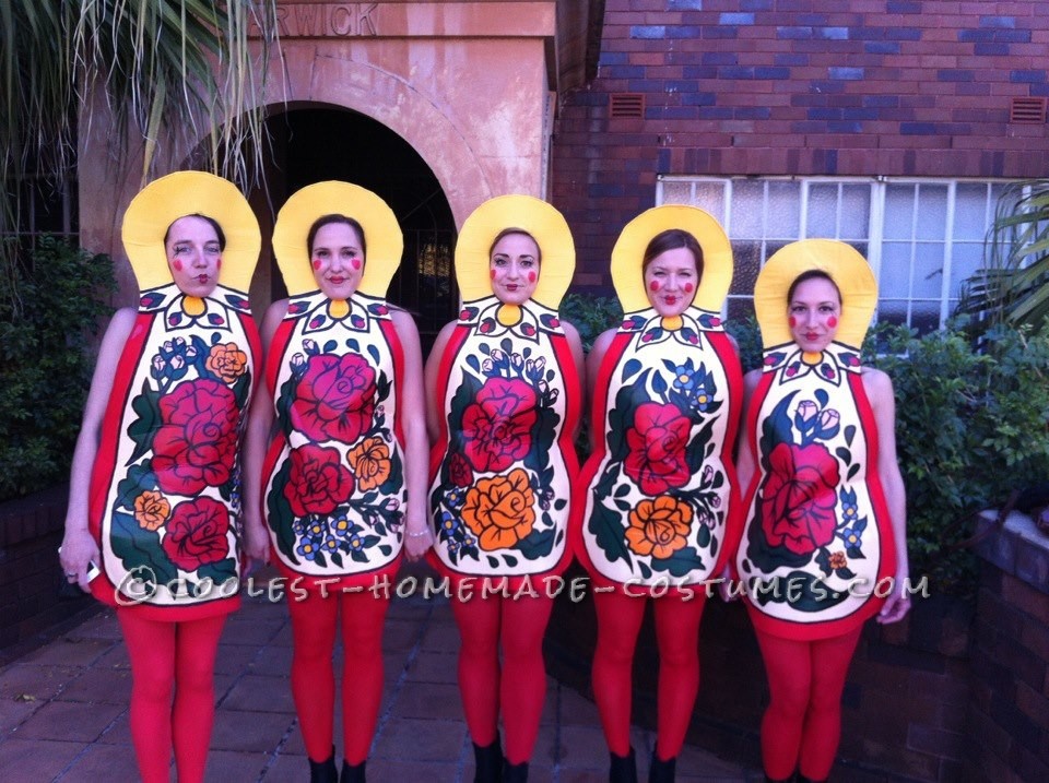 Awesome Homemade Group Costume: Matryoshka/Russian Nesting Dolls