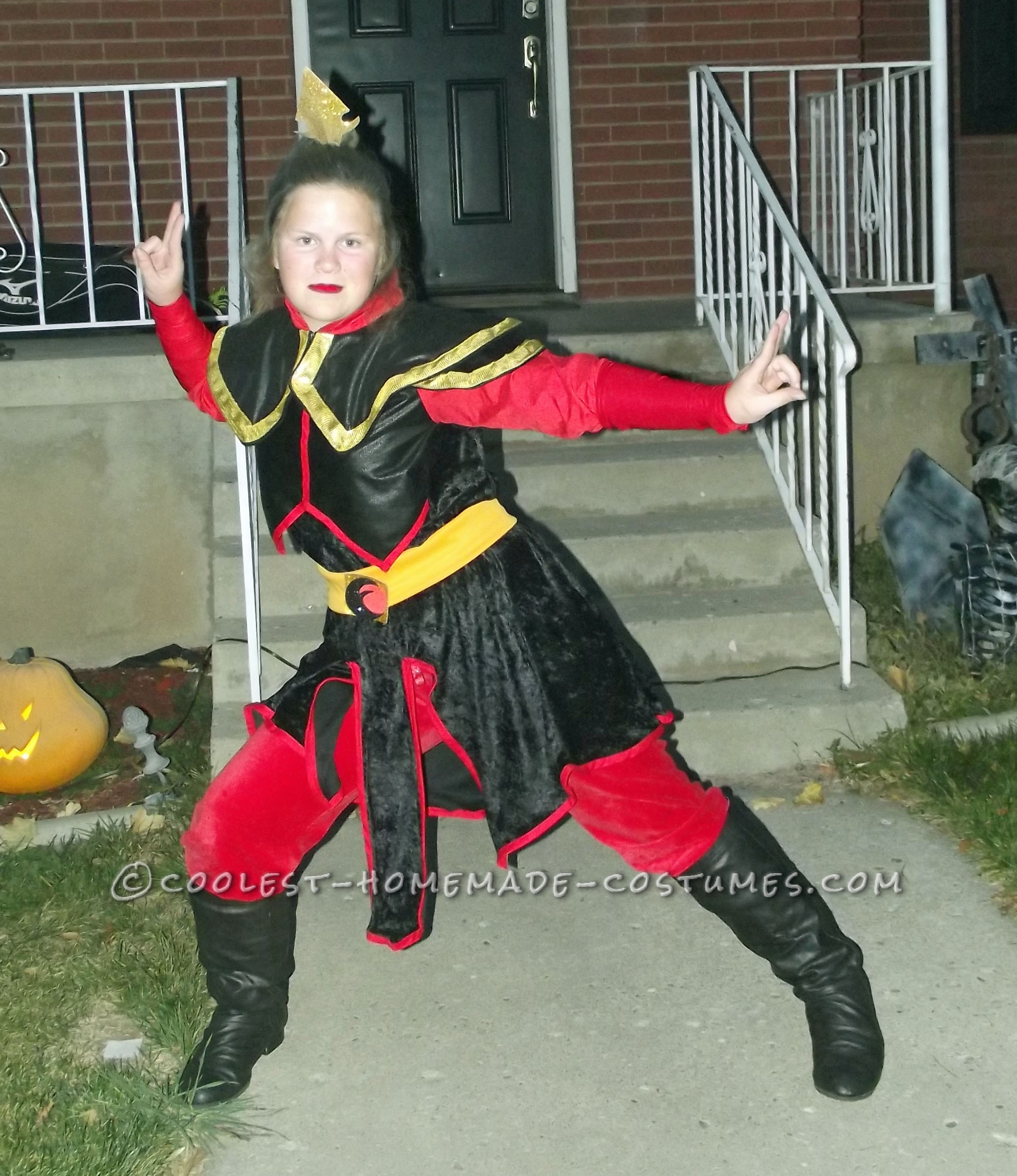 My daughter loves Avatar, and I of course have no clue about it, but she made me make a costume of the "fire bender" princess Azula?!?!I don't u