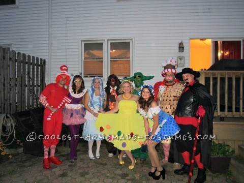 Best Candy Land Group Halloween Costume: Candy Land Halloween 2012  My friends and I were looking for a great group costume idea.  We came across a childhood favorite game, Candy Land!  T