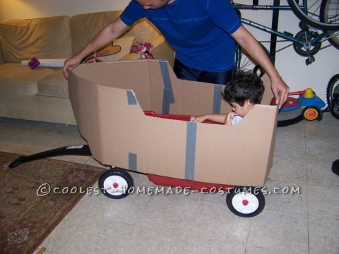How to Turn a Child's Wagon Into a Pirate Ship for Halloween: How to turn a child's wagon into a Pirate Ship for Halloween. We took our radio flyer wagon and decided to use it as the inside of the vessel. It took