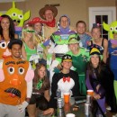 Biggest Toy Story Group Costume Ever!