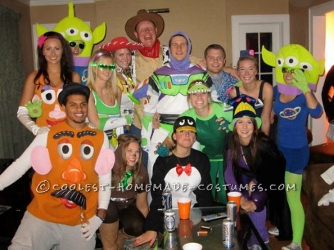 Biggest Toy Story Group Costume Ever!