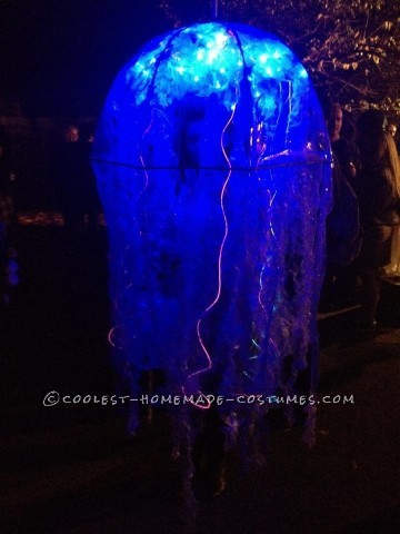 Cool Homemade Bio-Luminescent Jellyfish Costume