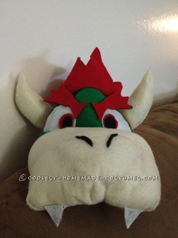 Cool DIY Bowser (King Koopa) Halloween Costume for a Boy: This year my 4 year old son Julian said he wanted to be Bowser (King Koopa) for Halloween. I looked for it everywhere online... but, couldn't seem to