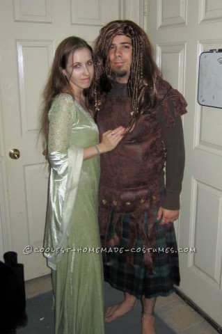 Braveheart's William Wallace and Murron Couple Costume