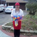 Coolest Homemade Bubble Gum Dream Machine Costume