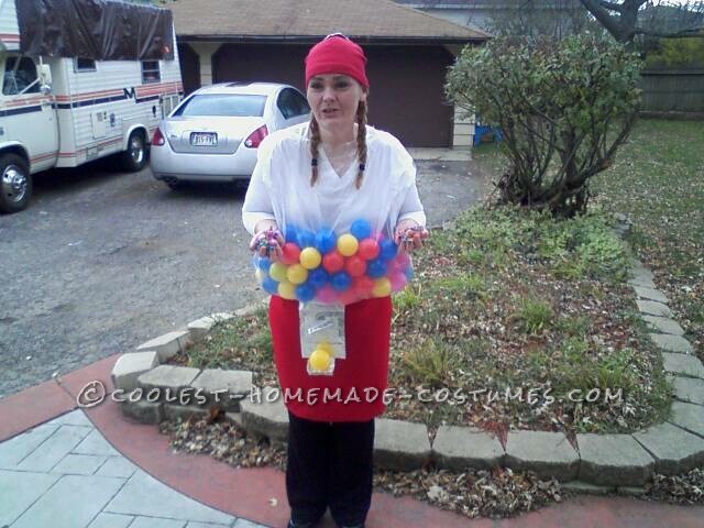 Coolest Homemade Bubble Gum Dream Machine Costume