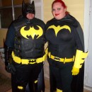 Caped-Crusader Batman and Batgirl Couple Halloween Costumes: Our caped-crusader Batman and Batgirl Couple Halloween Costumes started a month ago. We decided to home make these special costumes.  I "Batman " sta