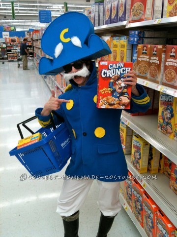 Realistic Cap'n Crunch Homemade Halloween Costume