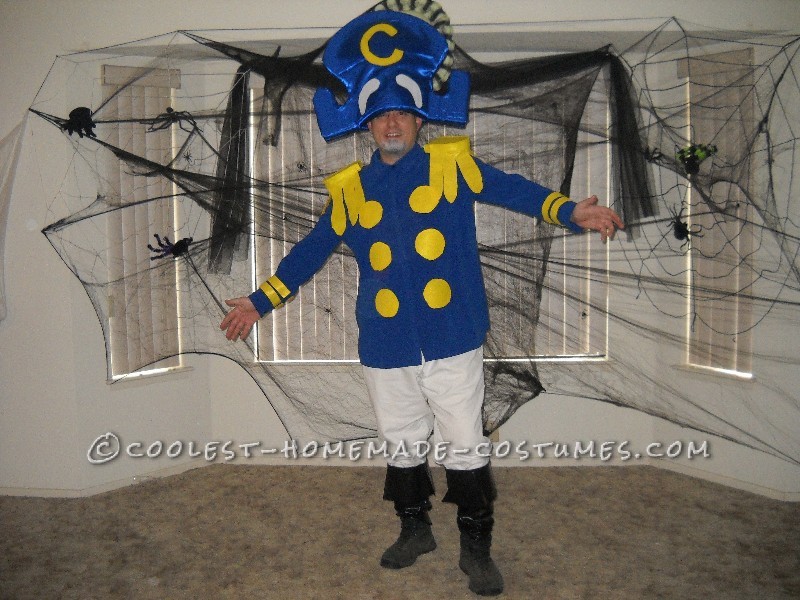 Homemade Captain Crunch Halloween Costume
