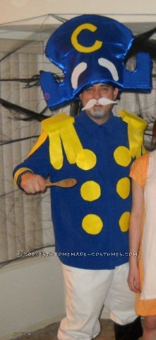 Homemade Captain Crunch Halloween Costume