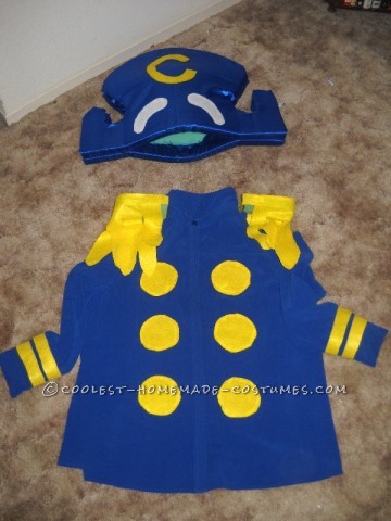 Homemade Captain Crunch Halloween Costume