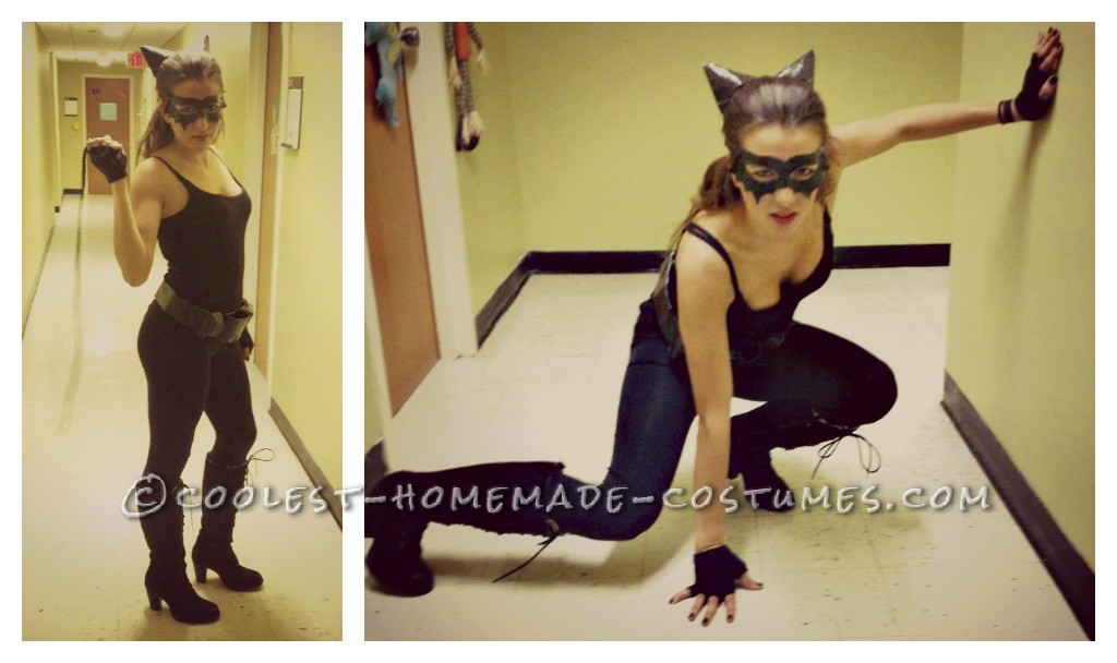 Coolest Homemade Cat Woman Costume