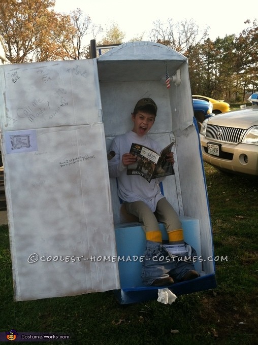 Caught in the Potty Homemade Halloween Costume