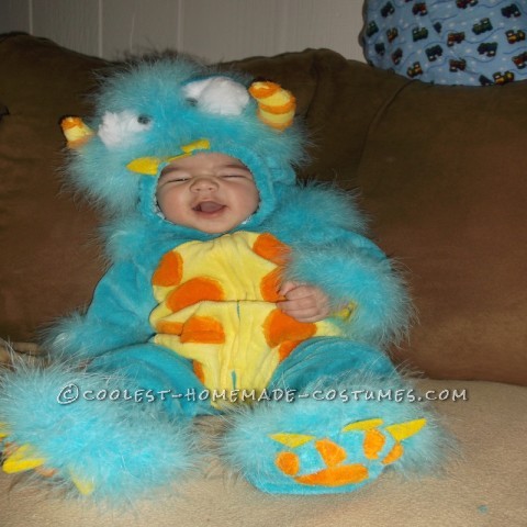 Silliest Baby Scully Costume from Monsters Inc.: This year I was blessed with my very first grandchild. On July 4th, 2012 Cayden was born at 8lbs 0oz and 21 inches! He has changed my life forever and