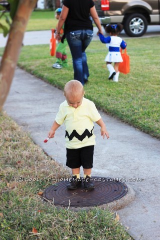 Cute Last-Minute Charlie Brown Costume