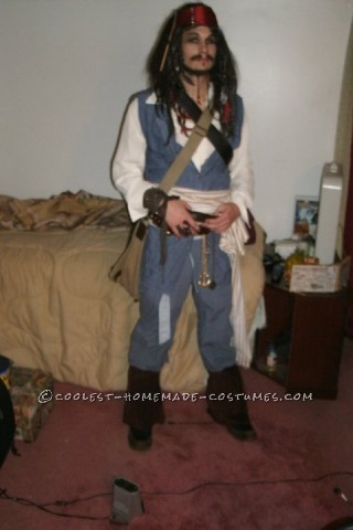 Cheap Homemade Captain Jack Sparrow Costume
