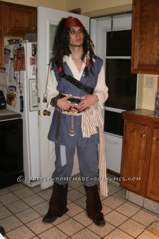 Cheap Homemade Captain Jack Sparrow Costume