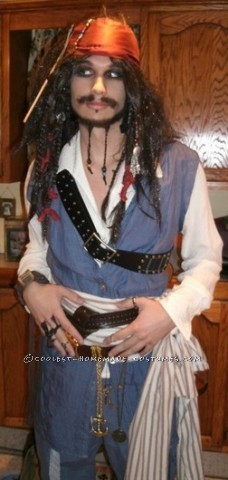 Cheap Homemade Captain Jack Sparrow Costume