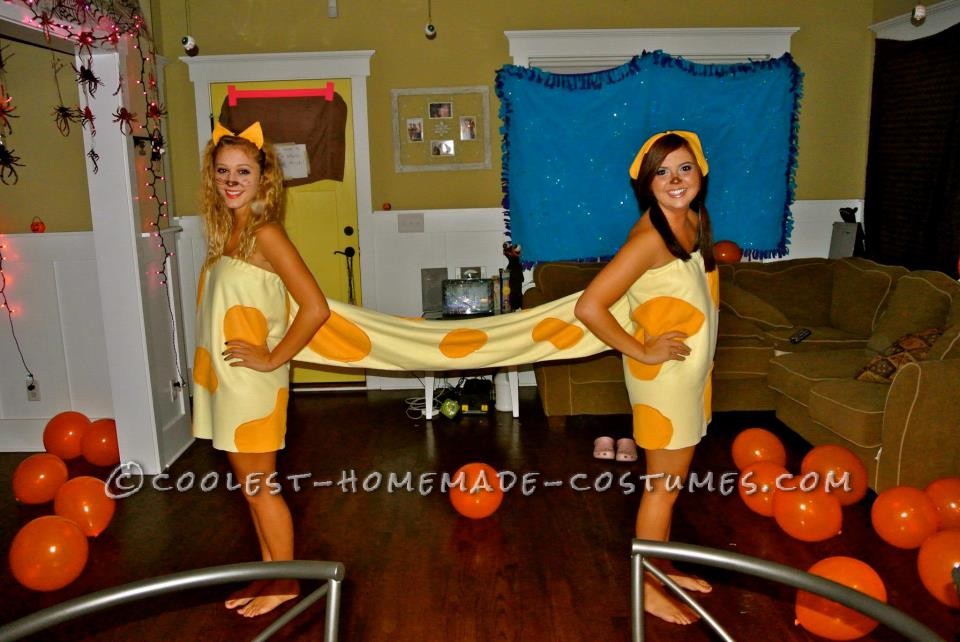 Connected CatDog Couple Costume