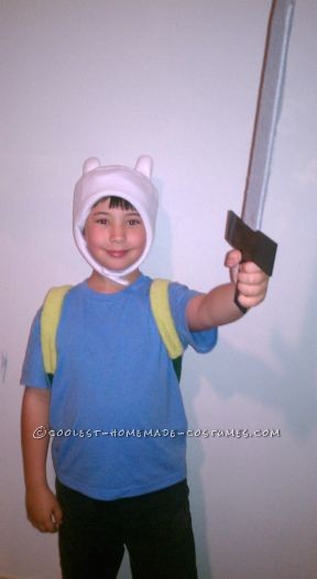 Easy Homemade Adventure Time Finn Costume