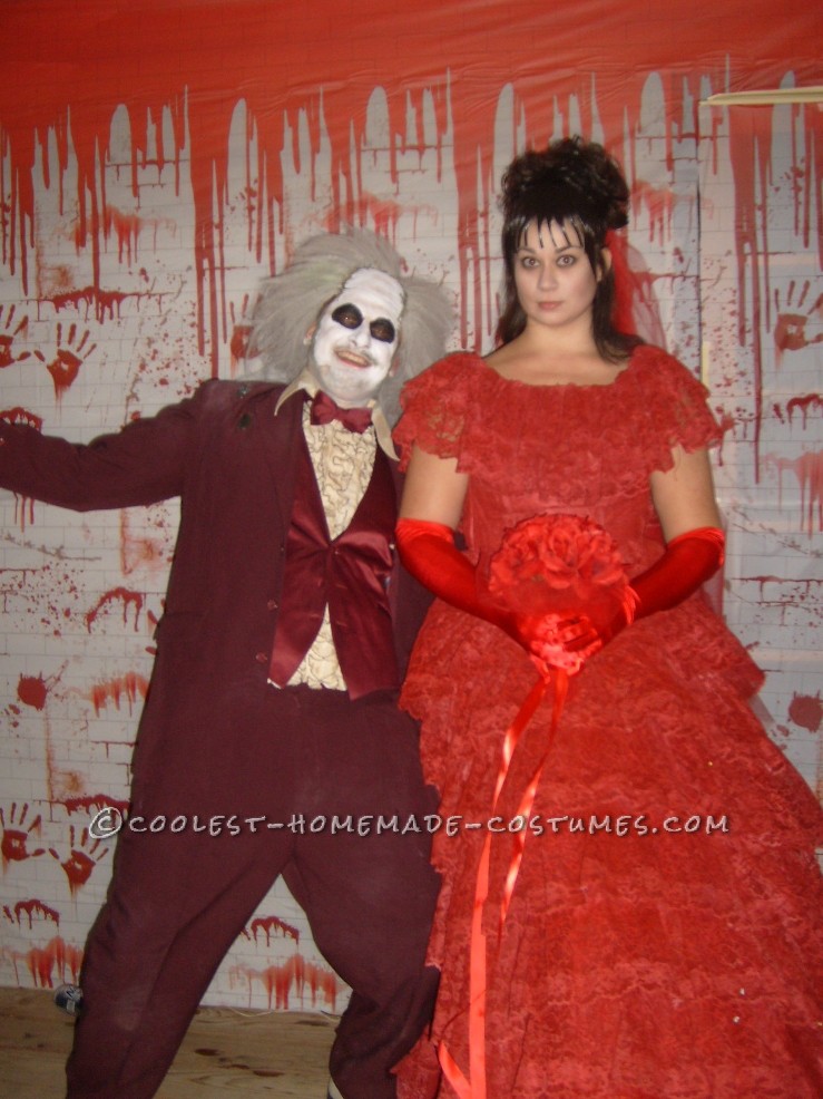 Coolest Beetlejuice and Lydia Couple Costume