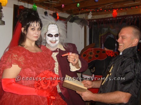 Coolest Beetlejuice and Lydia Couple Costume