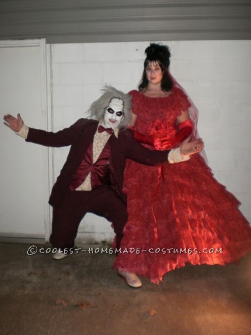 Coolest Beetlejuice and Lydia Couple Costume