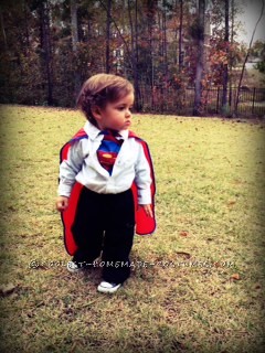 Coolest Clark Kent Homemade Toddler Costume