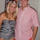 Coolest Homemade Ken and Barbie Halloween Couple Costume