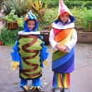 Coolest Homemade Play on Sushi Costume - Dragon Roll and Rainbow Roll: This year my girls wanted to be something fun and original for Halloween... again.  Every year my girls come up with bigger, better and more original