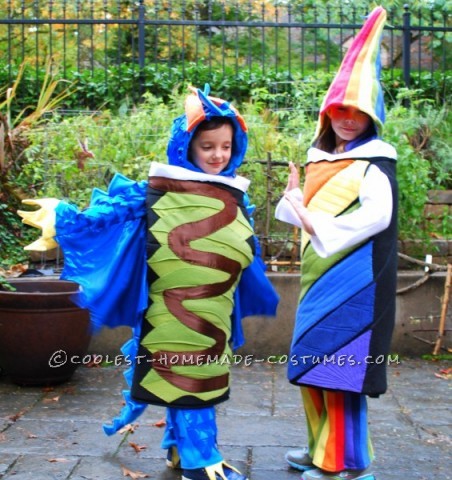 Coolest Homemade Play on Sushi Costume - Dragon Roll and Rainbow Roll: This year my girls wanted to be something fun and original for Halloween... again.  Every year my girls come up with bigger, better and more original