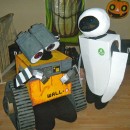 Coolest Homemade Wall-E and Eve Couple Costumes