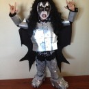Coolest Kids Gene Simmons Homemade Halloween Costume: When I finally decided to make my son Gene Simmons around the beginning of October I thought I better get started! My brother in law helped me with th