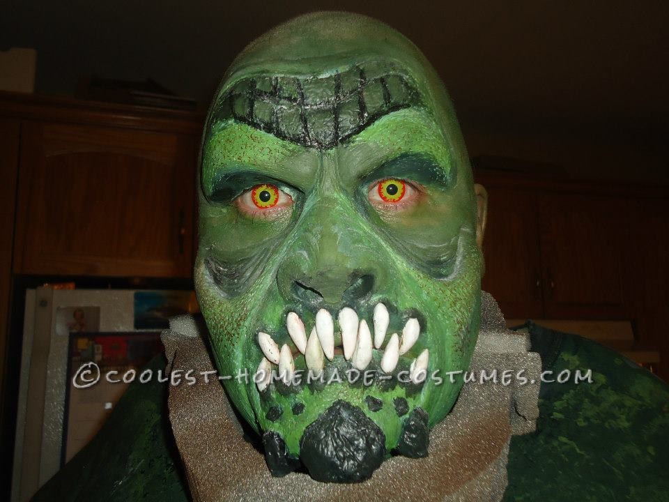 Epic Handmade Killer Croc Costume from Batman: Arkham City