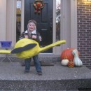 This is my son Jake in his Plane!  My husband made this costume for him.  I just did quality control ;-).  Call me the project manager