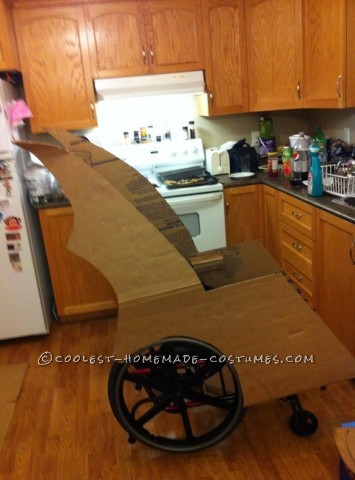 Coolest Wheelchair Batmobile Costume for a Boy