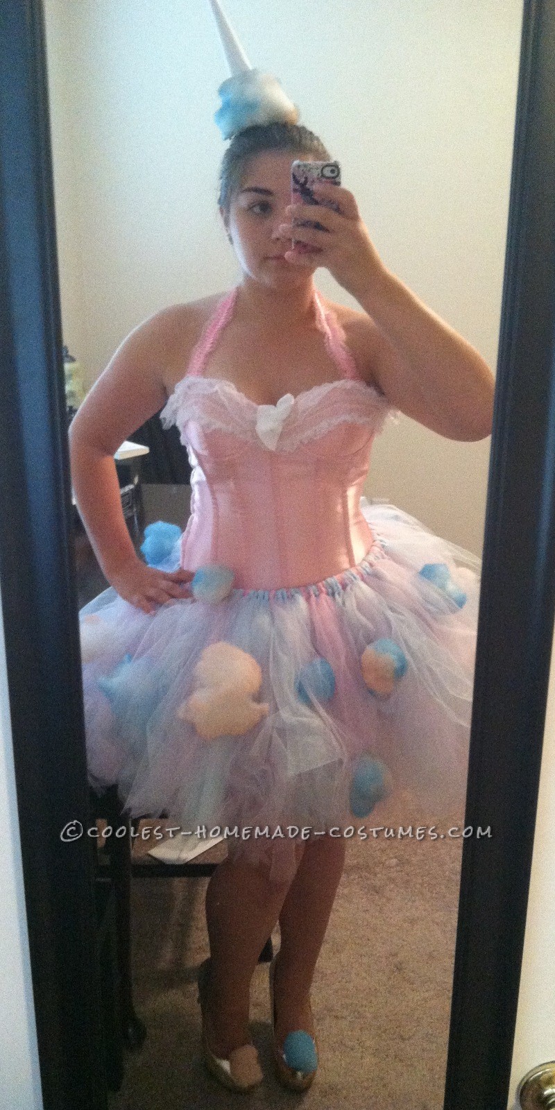 Cute Cotton Candy Costume with Tutu and Corset